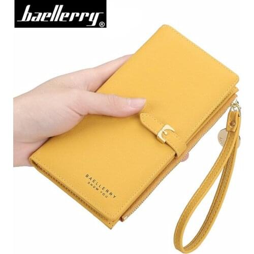 New Women Wallets Baellerry Multi-functional Ladies Wallet Purse Long Zipper PU leather Female Clutch Card Holder Carteira