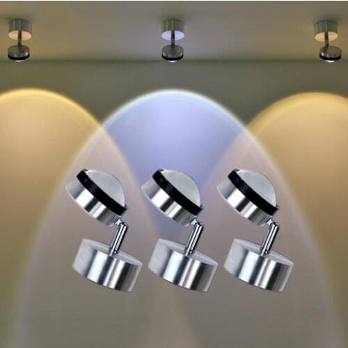 New 3W Modern LED Wall Light AC85-265V For Home Bathroom Bedroom Surface Mounted Led Wall lamp Led Spot light For Home/KTV/bar