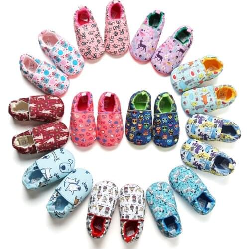 Baby First-Walking Shoes 0-20 Months Kids Pre Walker Toddler Infant Boys Girls Slippers Indoor Pram Soft Sole Non-Slip Booties