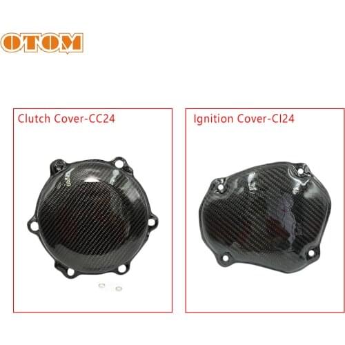 OTOM 2021 New Motocross Part Engine Cover Clutch Magneto Protection Guard For YAMAHA YZ125 Motorcycle Enduro Kit Dirt Bike Spare