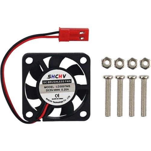 Raspberry Pi CPU Cooling Fan Brushless Cooler Radiator Fan for Raspberry Pi 4 Model B /3B+ for Orange Pi Retrofalg NESPi Case