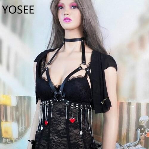 National Style Harajuku Street Dance Collar Strap Integration