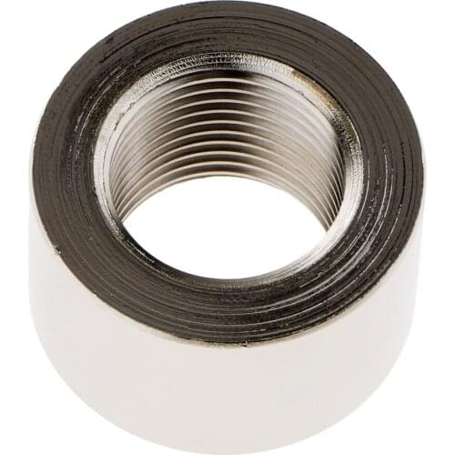 Exhaust Weld Bungs Stainless Steel for Standard Size O2 Sensors Universal Weld-On Silver