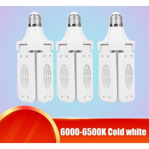 Led Garage Lights Super Bright 30W Daylight Light Bulbs Warehouse Folding Lamp 3000LM Deformable Garage Ceiling LED Shop Lights