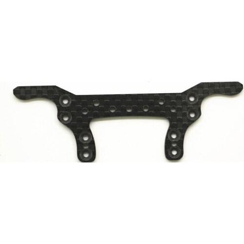 RFDTYGR RC Mini 4wd HG 2mm Carbon Front Extension + Underguard + Brake Custom Parts for Tamiya Mini 4WD C067 2Pcs/lot