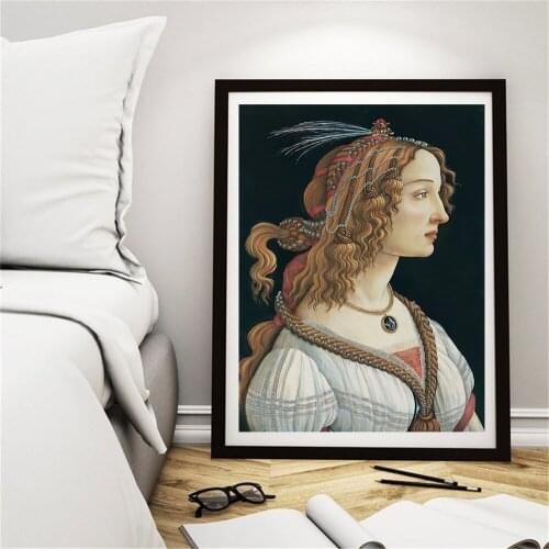 Funny Het meisje met de parel Canvas Painting Mona Lisa Wall Picture Funny Art Canvas Paintings Modern Home Decor