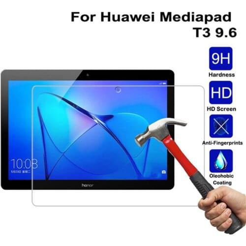 Tempered Glass For Huawei Media Pad T3 10 Screen Protector Tablet 9.6" Tempered Glass Tablet Screen Protectors Film For AGS-L09