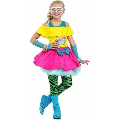 2019 superstar Cosplay Clothing Wig Sets New Fashion kid Girls Anime Dress set Cosplay Costume halloween For Women