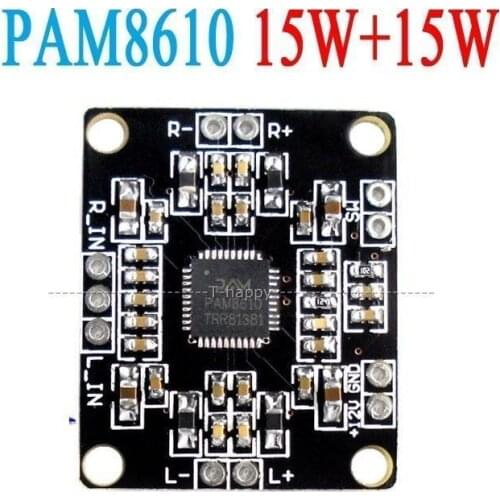2018 Rushed New Arrival Nodemcu Kit Breadboard Pam8610 15wx15w Dual Channel Stereo Class D Amplifier Board 12v Amp Car 15wx2