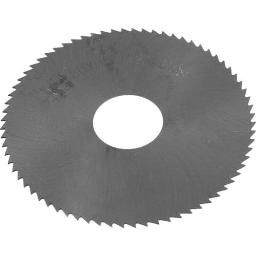 72 teeth HSS 80 mm x 0.5 mm x 22 mm, longitudinal saw blade spare part