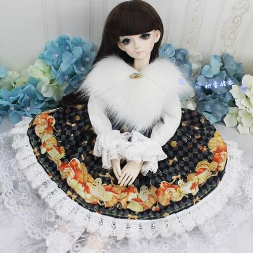 BJD SD doll clothes Fireworks dress for BJD 1/3 1/4 1/6 bjd doll accessories winter clothing set child gift