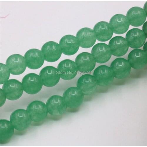 8mm Ornaments White/Red/Pink/Blue/Green/Yellow Stone Loose Beads Chalcedony DIY Round Jewelry Making 15inch Women Girls Gifts