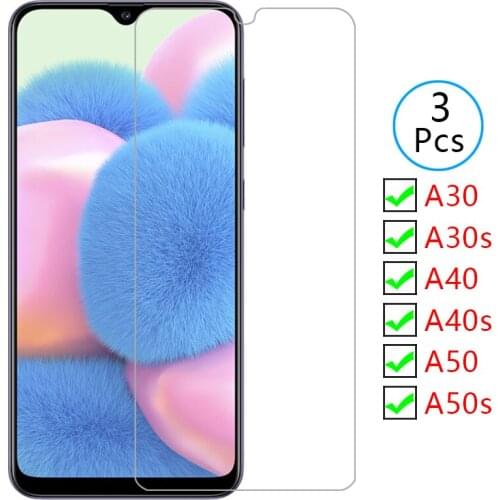 Case for samsung a30s a40s a50s a30 a40 a50 cover screen protector tempered glass on galaxy a 30 40 50 s protective phone coque
