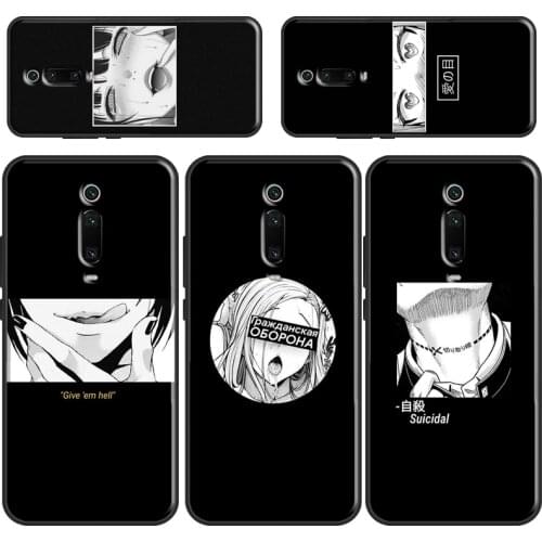 Japanese Anime Aesthetic Phone Case For Xiaomi Mi 11 Lite Ultra 9 10 9T 10T Pro POCO M3 Pro F2 F3 POCO X3 Pro Cover