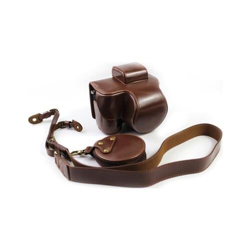 Retro Color Luxury Digital Camera PU Leather Case Genuine leather Bag box For nikon z50 Protective sleeve Cover Battery Opening