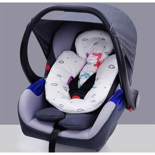 Newborn Electric Rocking Chair Cotton Cushion Baby Safety Seat Interior Pad Infant Warmth Waist Mat Stroller Accessories