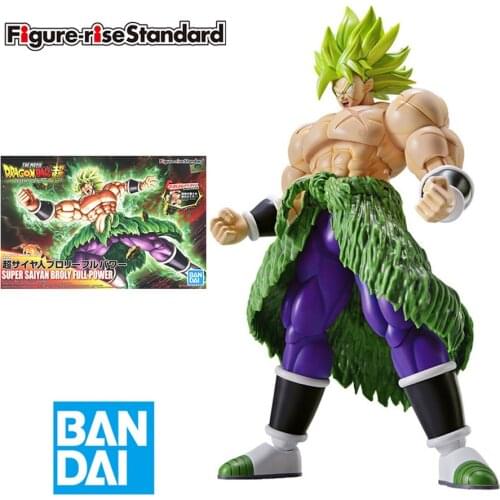 Original BANDAI Figure-rise Dragon Ball Super Super FULLPOWER Saiyan Broli Assembled Model Anime Figure Toys for Kids