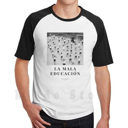 La Mala Educación-Bad ( 2004 )-Minimalist Movie Poster-Pedro Almodóvar T Shirt Print For Men Cotton New Cool Tee Minimal Clean