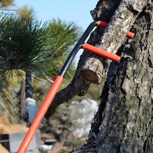 Red Bonsai Pruner Wrench 43 Cm Gardening Tools Curved Bra-nches Shape Special Bonsai Take Curved Br-anches Deformed