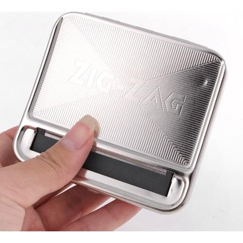 70mm Tobacco Rolling Box Metal Automatic Cigarette Smoking Roller Machine Drop Shipping