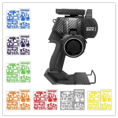 8color T-WORKS KO EX-2 Radio Skin Sticker 3D Graphite Radio Skin Sticker for KO EX-2 Gift screen protector