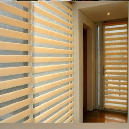 Popular zebra blinds/double-layer roller blinds/ready made curtain/curtain fabric curtain window curtain