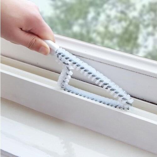 1Pcs Windows Cleaning brush Multi - Purpose Slot Gadgets Kitchen and Toilet Gas Stove Wash Tank Groove Decontamination Brush