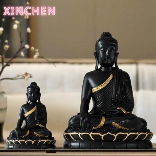 Resin Statuette bouddha large Buddha decor home decor Buddha statue home decoration accessories for living room Buddha figurine