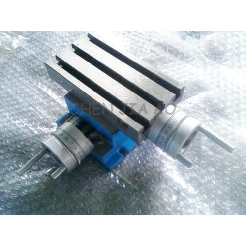 Drilling and milling machine cross manual table fixed cross-type desktop drilling and milling machine tools 1pc