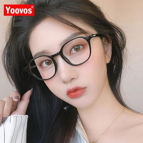Yoovos 2021 Glasses Frame Women Retro Eyeglasses Frame For Women Glasses Brand Designer Anti-Blue Eyewear Women Clear Spectacle