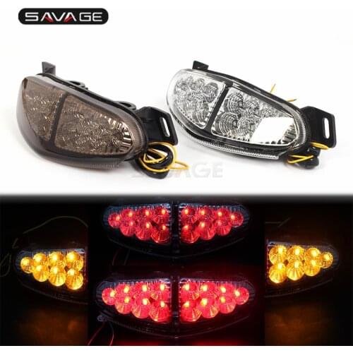 Tail Light Integrated LED Turn Signals For KAWASAKI Versys 1000 2016 2018 ER6N 2011 ER6F 2009 NINJA 650 R Stop Light ER4N Moto