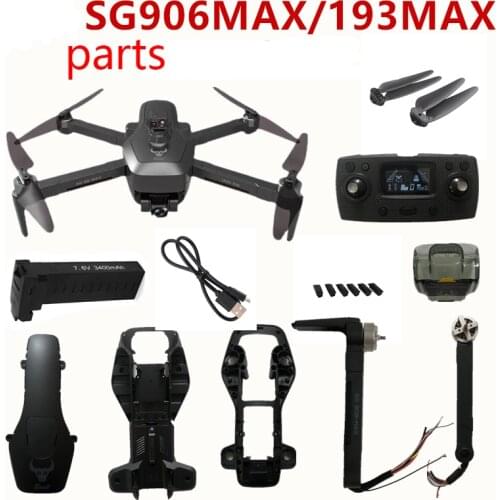 SG906MAX SG906 MAX RC Drone spare parts Blade charging cable Chassis arm Remote control obstacle avoider