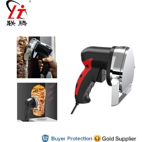 Roast Meat Slicer Commercial Electric Kebab Knife Shawarma Cutter Handheld BBQ Beaf Cutting Machine Gyro Knife Free Shipping