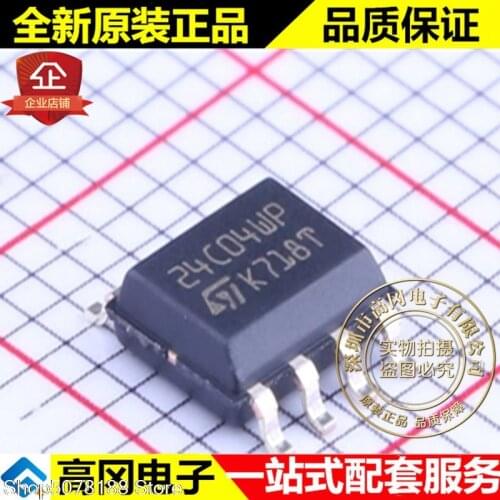 10pieces M24C04-WMN6TP SOIC-8 24C04WP ST I2C 4k