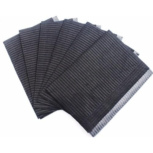 125 pcs Black Tattoo Cleaning Wipes Disposable Dental Piercing Bibs Waterproof Sheets Paper Tattoo Accessories