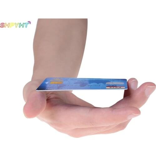 2 pcs Credit card + 1 pcs PVC Transparent bar Floating Credit Card - Magic Tricks,Magic Accessories, NEW,Satge Magic props
