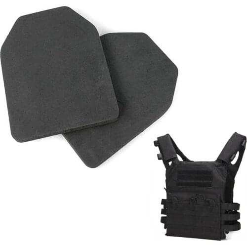 2pcs Airsoft Tactical Vest Soldier Gear EVA Body Carrier Vests SAPI Shock Plate Dummy Foam Hunting Vest 2cm Armor Plates