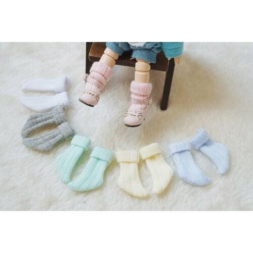 4Pair Assorted Blyth Socks Clothing Obitsu11 Sock for Licca azone 1/6 Doll Clothes Accessories for dolls