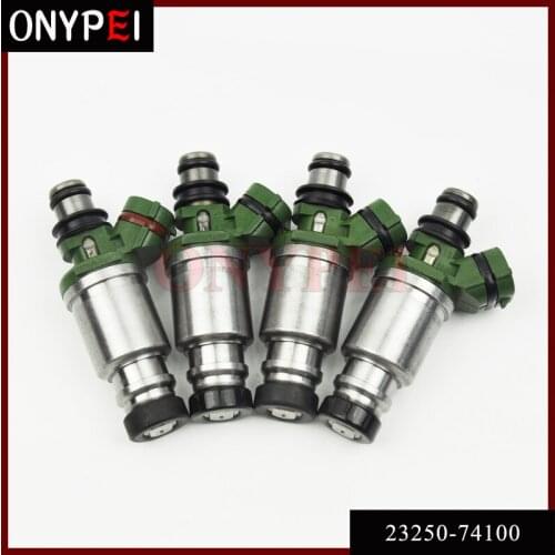 4pcs/lot Fuel Injector Nozzle 23250-74100 23209-74100 For Toyota Camry Celica MR2 Solara 2.2 RAV4 2.0 2325074100 2320974100