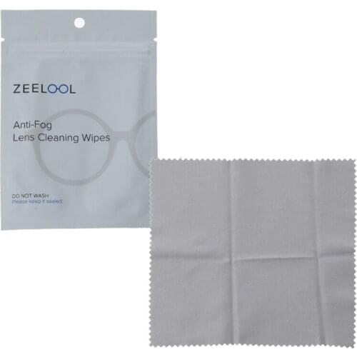 5Pcs Reusable Glasses Pre-moistened Wipes Antifogging Lens Cloth Anti-fog Wipe F3MD