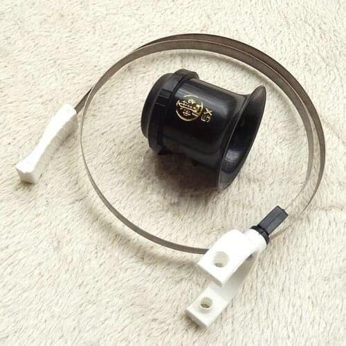 5X Loupe Magnifier Glass Stainless Steel Hoop Headwear Monocular Magnifying Repair Tool For Jewelry Watch Necessary tool
