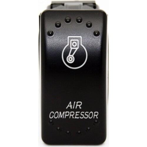 12-24V Car AIR COMPRESSOR 12V 20 Toggle Rocker Switch Blue LED Light 5Pin ON OFF