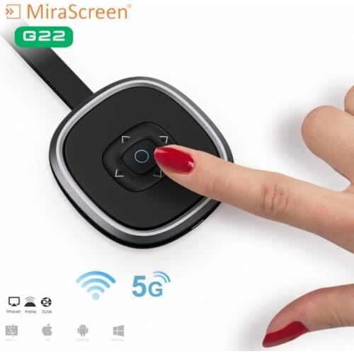 Mirascreen G22 2.4G / 5G 4K Miracast Wireless DLNA AirPlay HDMI TV Stick Wifi Display TV Dongle Receiver for IOS Android windows