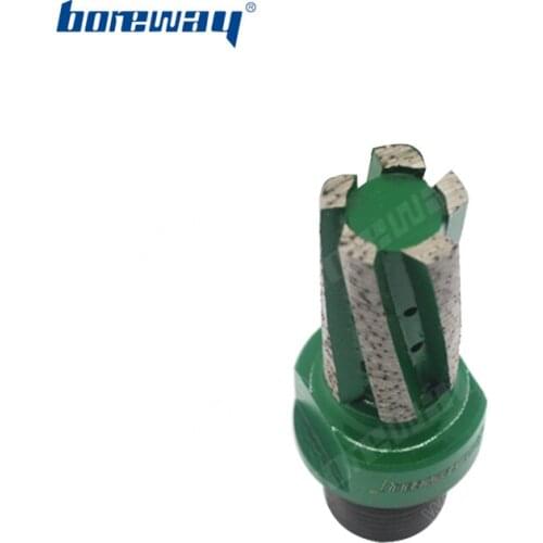 Boreway Supply A Piece of D20*40T*1/2G" Diamond Finger Drum Bits For Grinding Sink On Quartz Slab