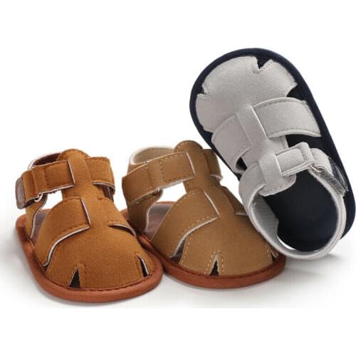 Toddler Kids Soft Soled Leather Casual Shoes Summer Baby Boy Sandals Prewalker