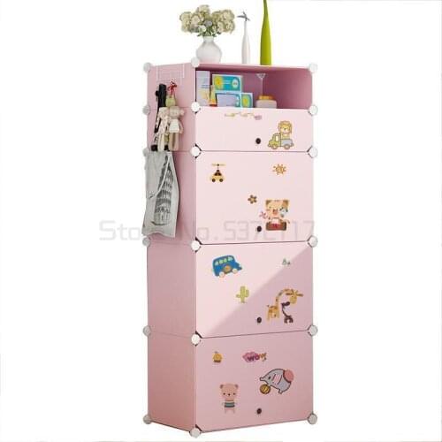 Childrens simple wardrobe modern simple WARDROBE BEDROOM storage cabinet