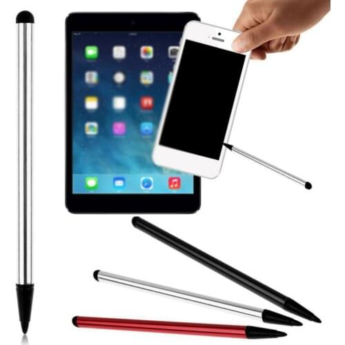 1PC 2 in 1 Capacitive Resistive Pen Touch Screen Stylus Pencil for Tablet iPad Cell Phone Samsung PC Stylus Capacitive Pen