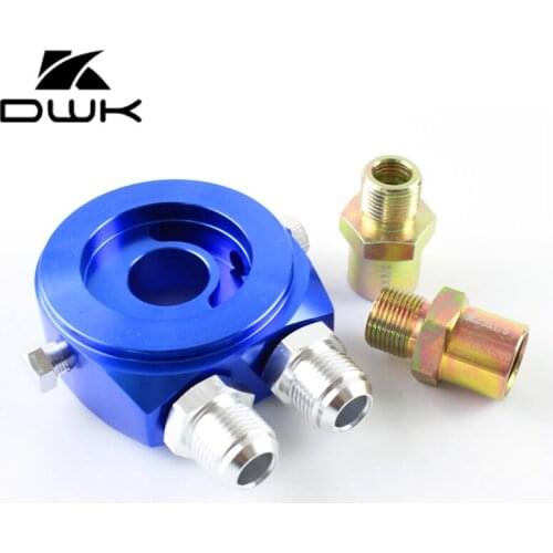 DWK-Universal Aluminum AN10 Oil Filter Cooler Sandwich Plate Adapter kits OA-001