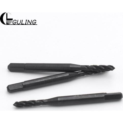 GULING HSSE OXIDATION Spiral Fluted Tap UNC 2-56 4-40 6-32 8-32 10-24 1/4-20 5/16-18 3/8-16 Machine Srcew thread taps