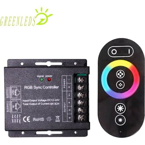 LED RGB Color RF Touch Controller DC12-24V 24A JM-SYNC-D03 Dimmer With High Quality 3 Years Warranties